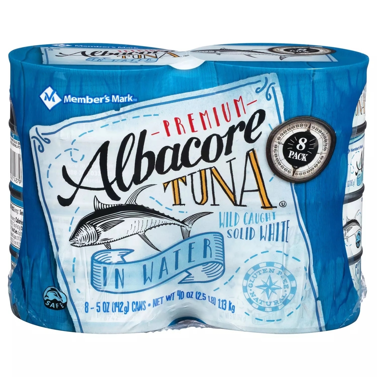 Member's Mark Solid White Albacore Tuna, 5 Ounce (Pack Of 8)