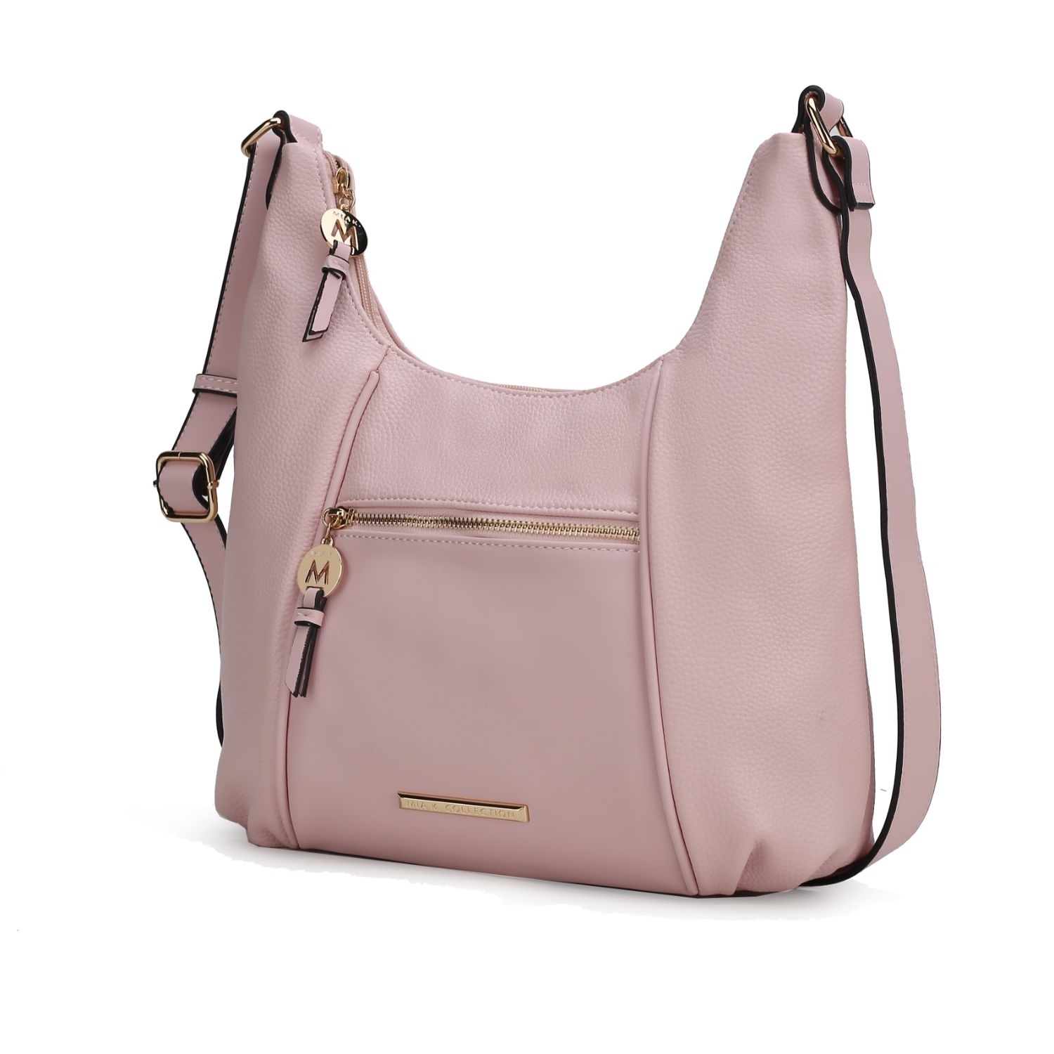 MKF Collection Lavinia Vegan Leather Womens Shoulder Handbag By Mia K - Pink