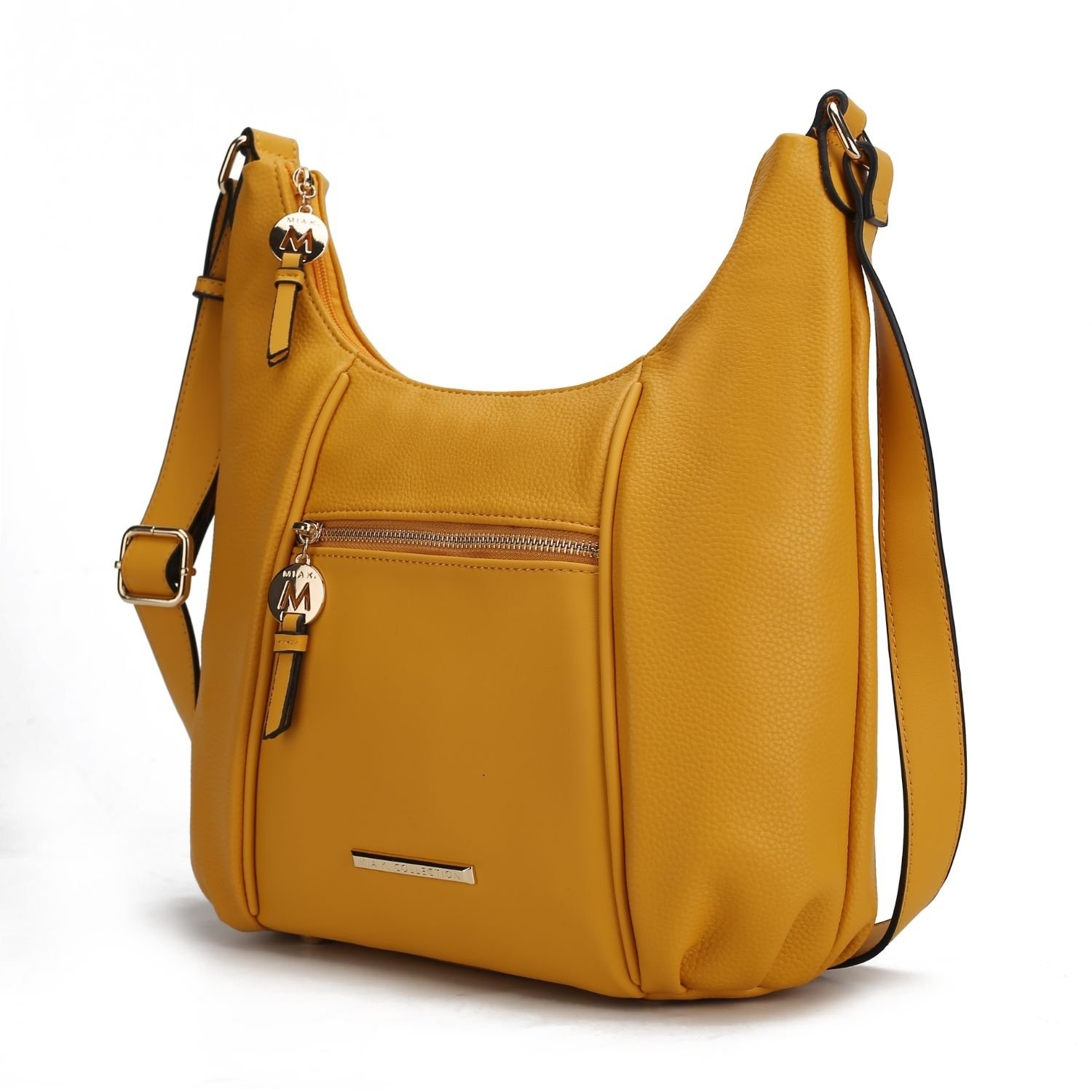 MKF Collection Lavinia Vegan Leather Womens Shoulder Handbag By Mia K - Yellow