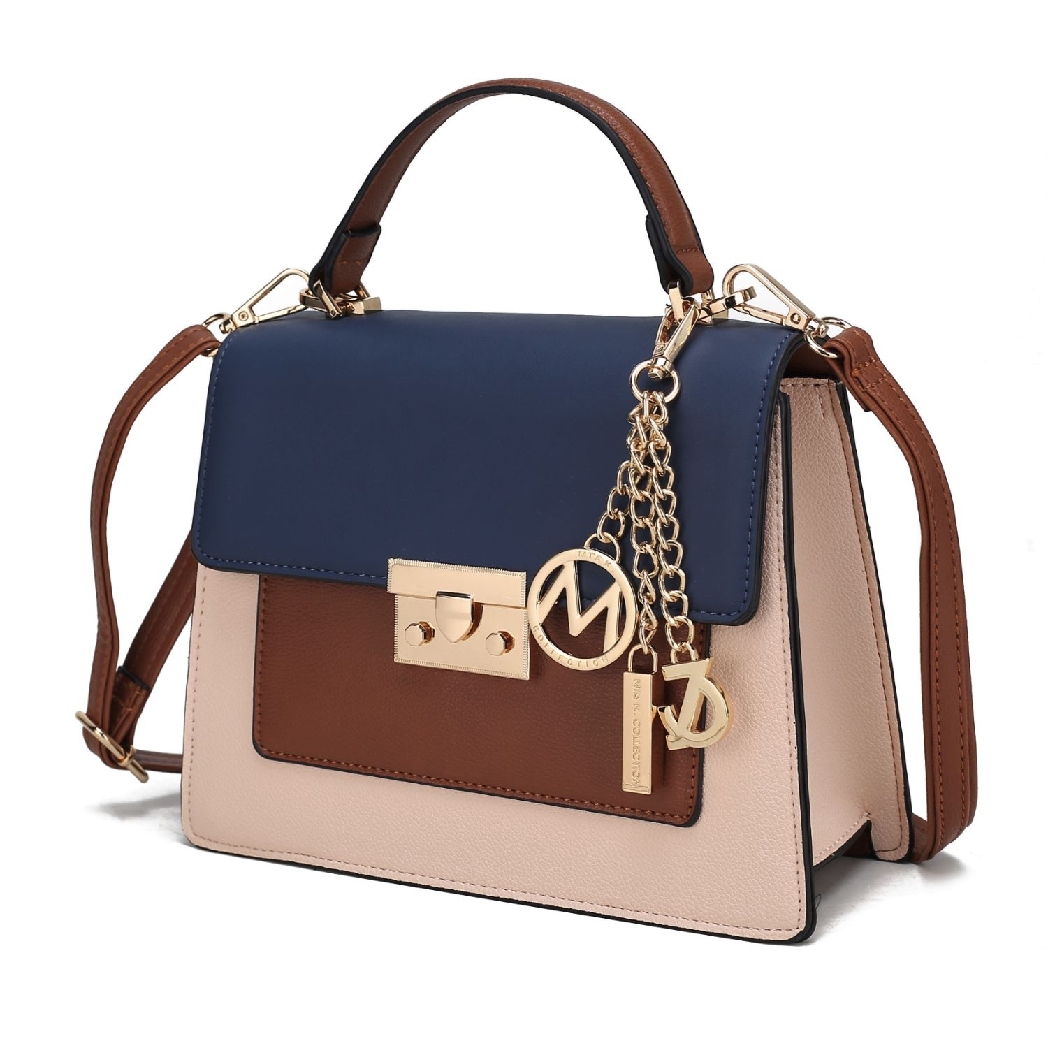 MKF Collection Quinzel Shoulder Handbag By Mia K - White