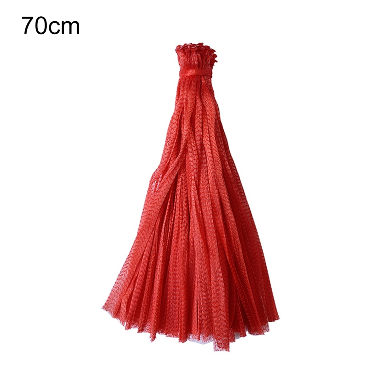 100Pcs Mesh Woven Bags Reusable Breathable Plastic Multifunctional Fruit Growth String Net Sacks for Garden - 70cm