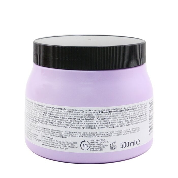 L'Oreal - Professionnel Serie Expert - Liss Unlimited Prokeratin Intense Smoothing Mask (For Unruly Hair)(500ml/16.9oz)