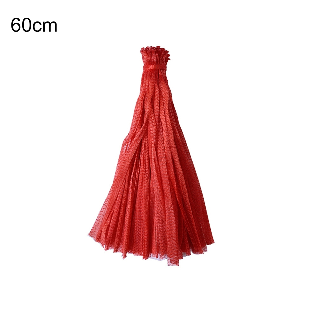 100Pcs Mesh Woven Bags Reusable Breathable Plastic Multifunctional Fruit Growth String Net Sacks for Garden - 60cm