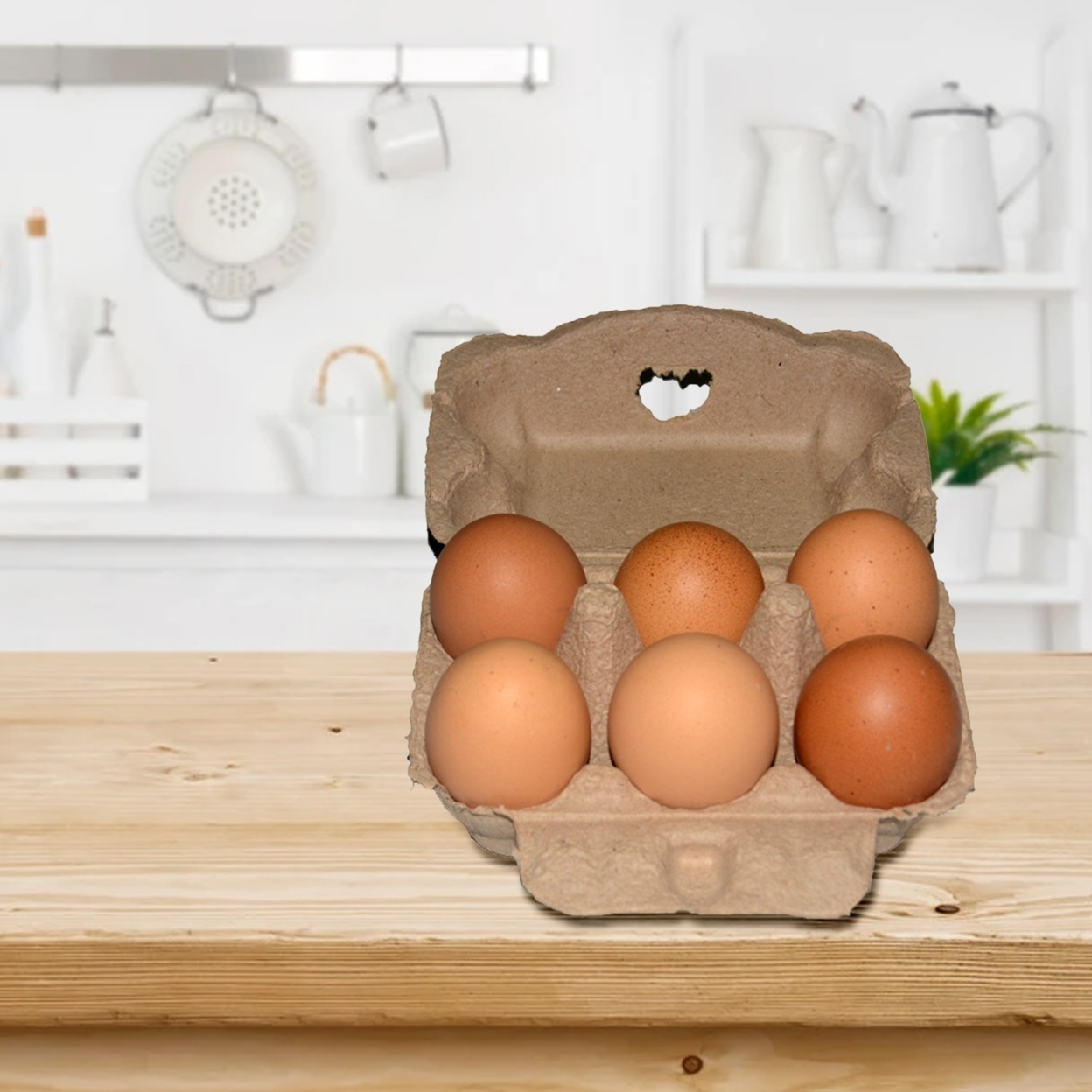 10Pcs Egg Tray Eco-friendly Well Protect Paper Refrigerator Food Eggs Paper Box for Kitchen