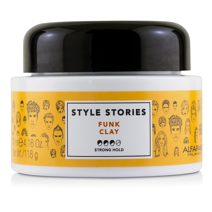 AlfaParf - Style Stories Funk Clay (Strong Hold)(100ml/4.16oz)