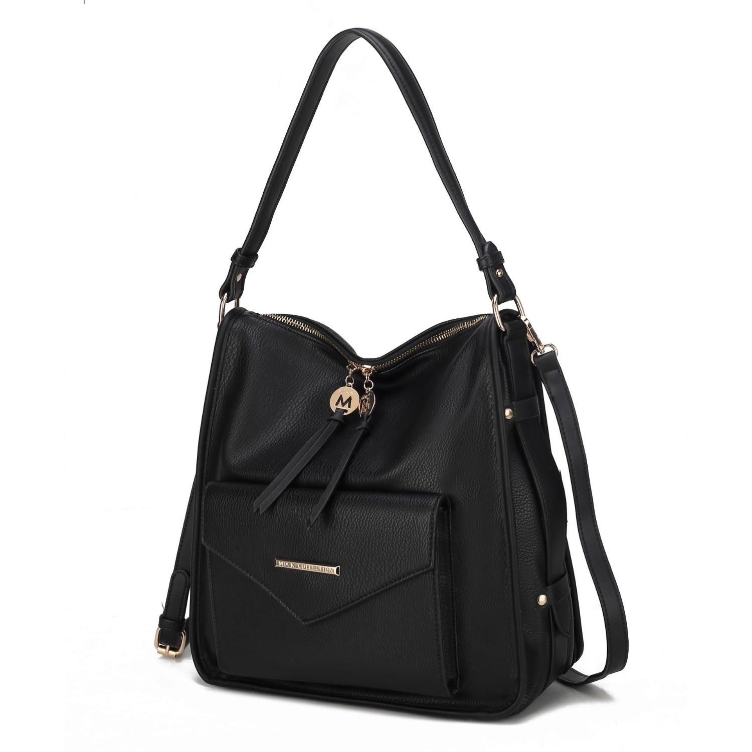 MKF Collection Vanya Shoulder Handbag By Mia K - Cognac