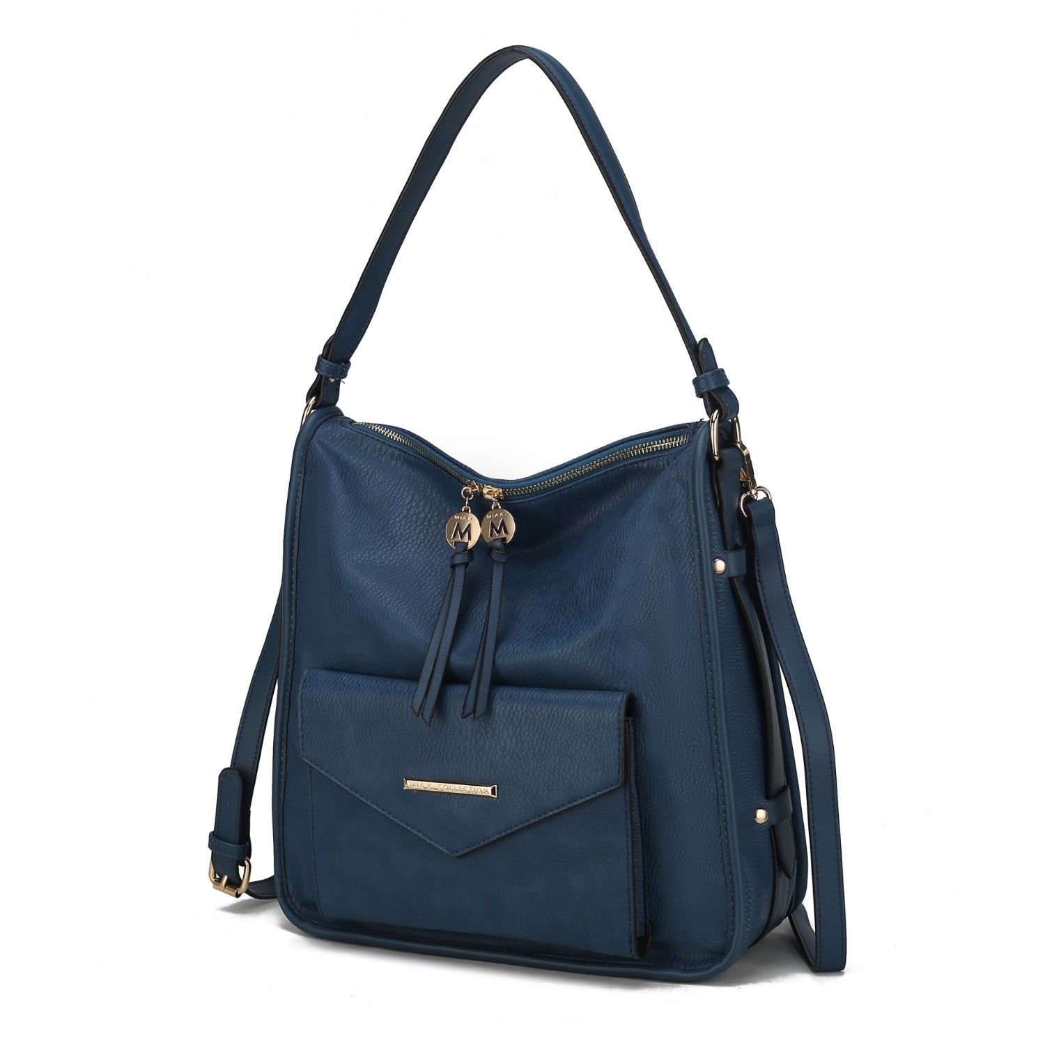 MKF Collection Vanya Shoulder Handbag By Mia K - Navy