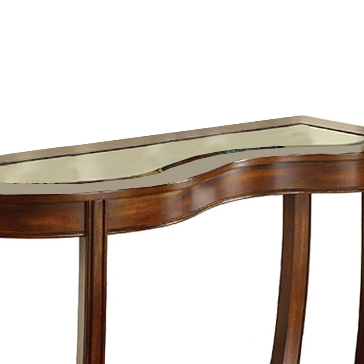 Crystal Falls Transitional Style Sofa Table- Saltoro Sherpi