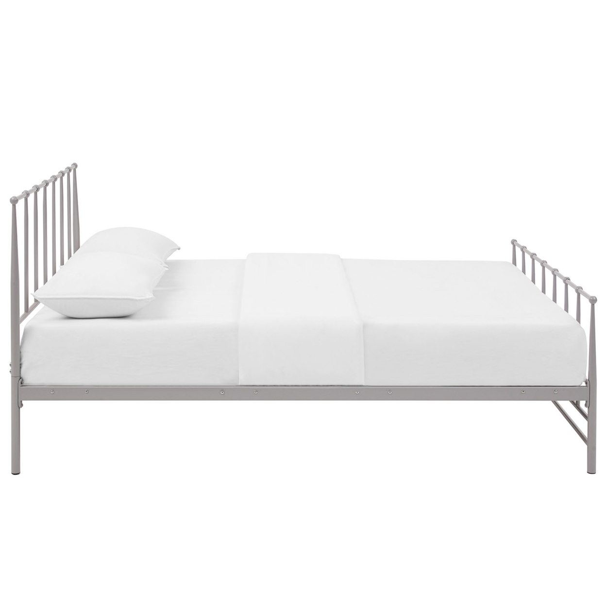 Estate King Bed, Gray