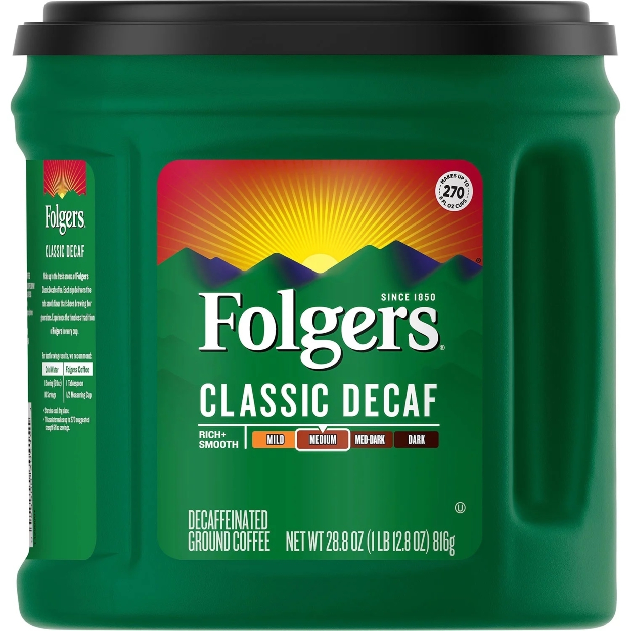 Folgers Decaffeinated Classic Roast Coffee (28.8 Ounce)