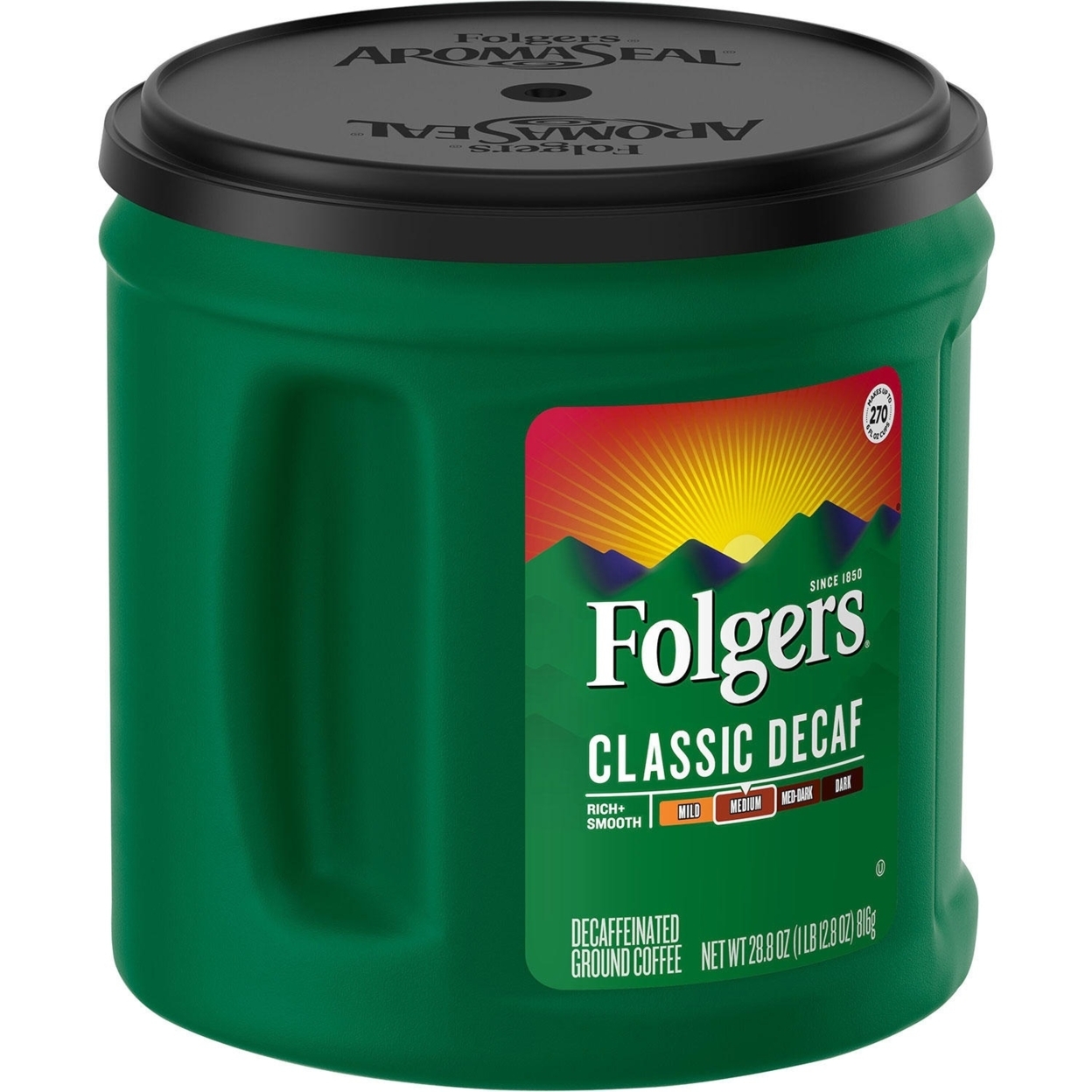 Folgers Decaffeinated Classic Roast Coffee (28.8 Ounce)