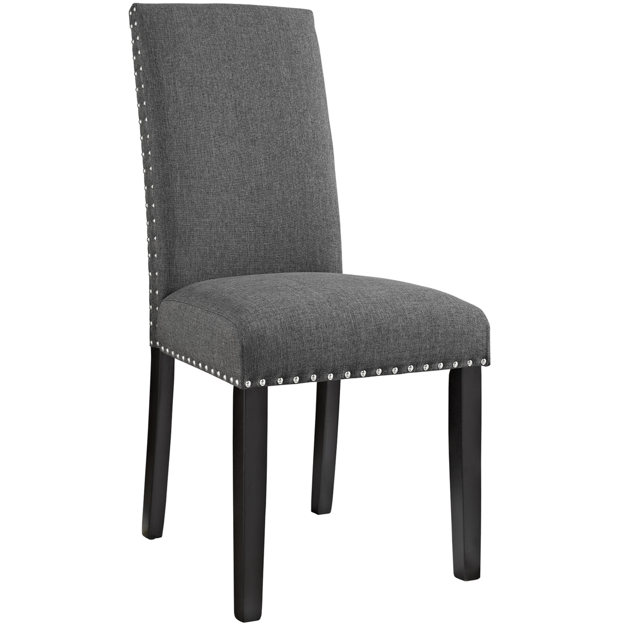 Parcel Dining Fabric Side Chair, EEI-1384-GRY