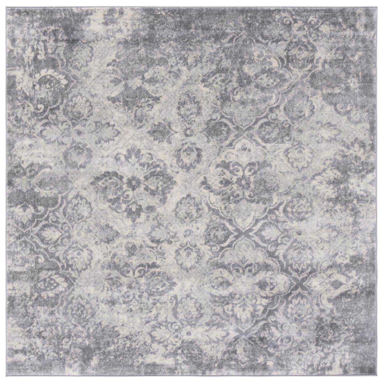 SAFAVIEH Brentwood Collection BNT829G Grey / Ivory Rug - 8' X 10'