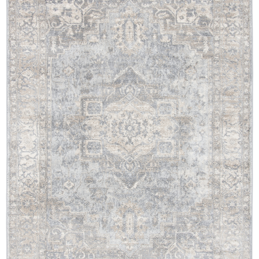 SAFAVIEH Brentwood Collection BNT851F Grey / Beige Rug - 6' 7 Square