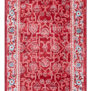 SAFAVIEH Brentwood Collection BNT853N Blue / Red Rug - 2' X 9'