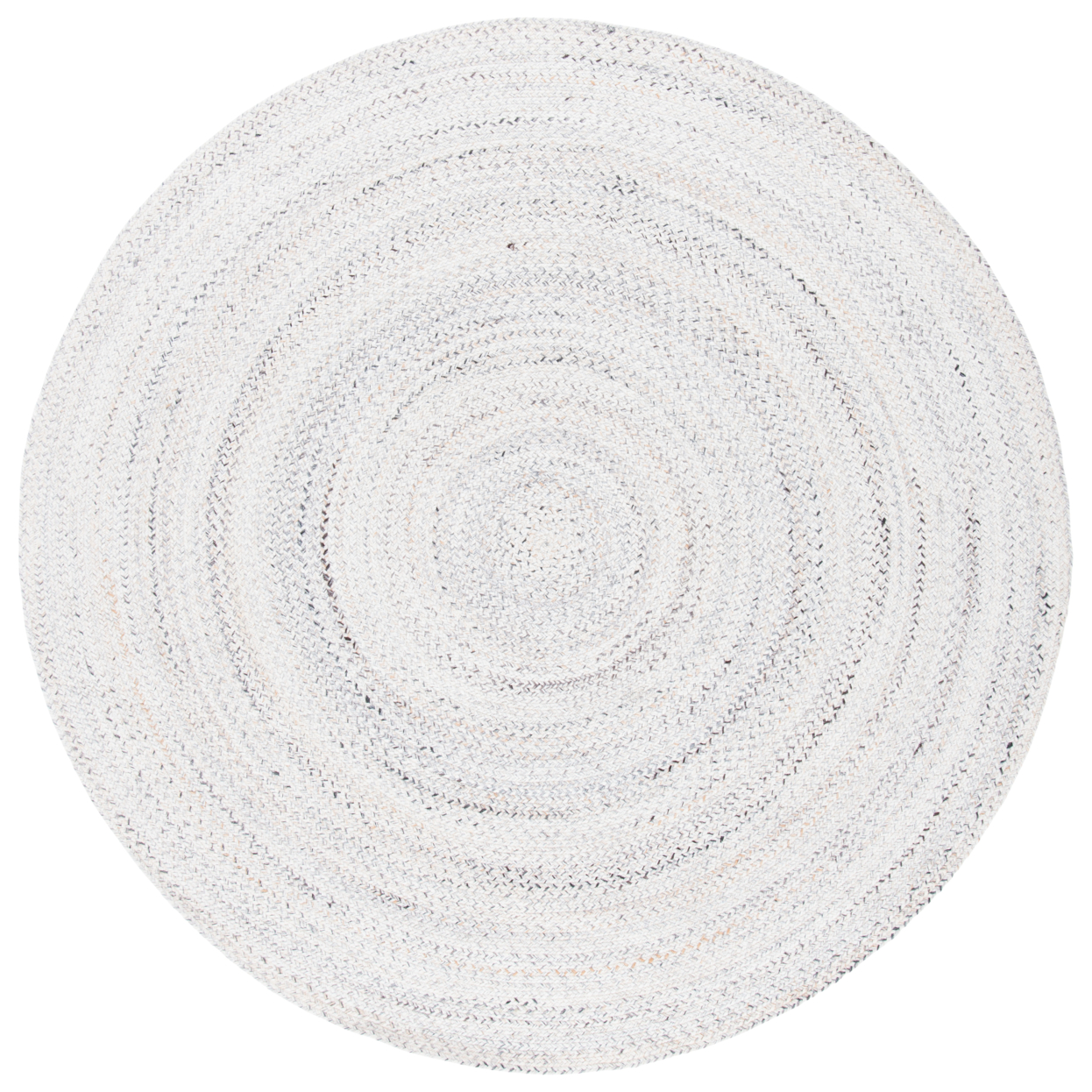 SAFAVIEH Braided Collection BRD851A Handwoven Ivory Rug - 6' Round