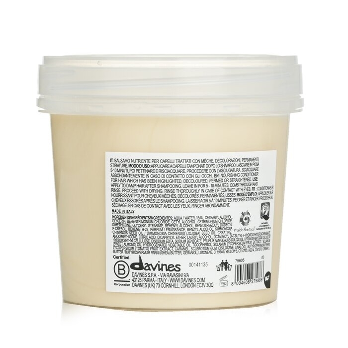 Davines - Nounou Conditioner (For Highly Processed Or Brittle Hair)(250ml/8.82oz)