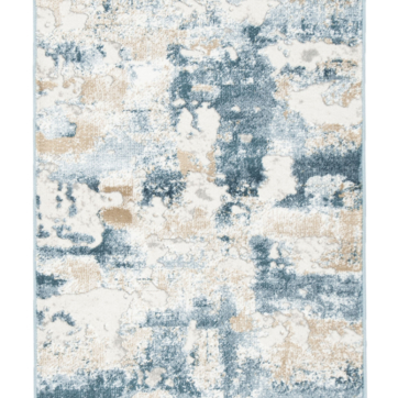 SAFAVIEH Vogue Collection VGE142B Beige / Turquoise Rug - 2' X 14'