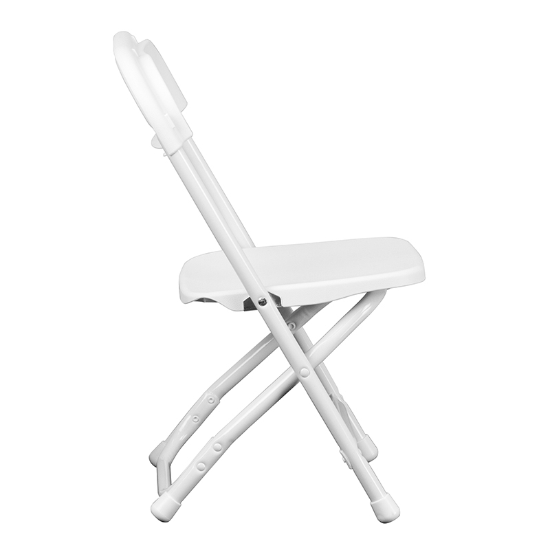 2 Pack Kids White Plastic Folding Chair