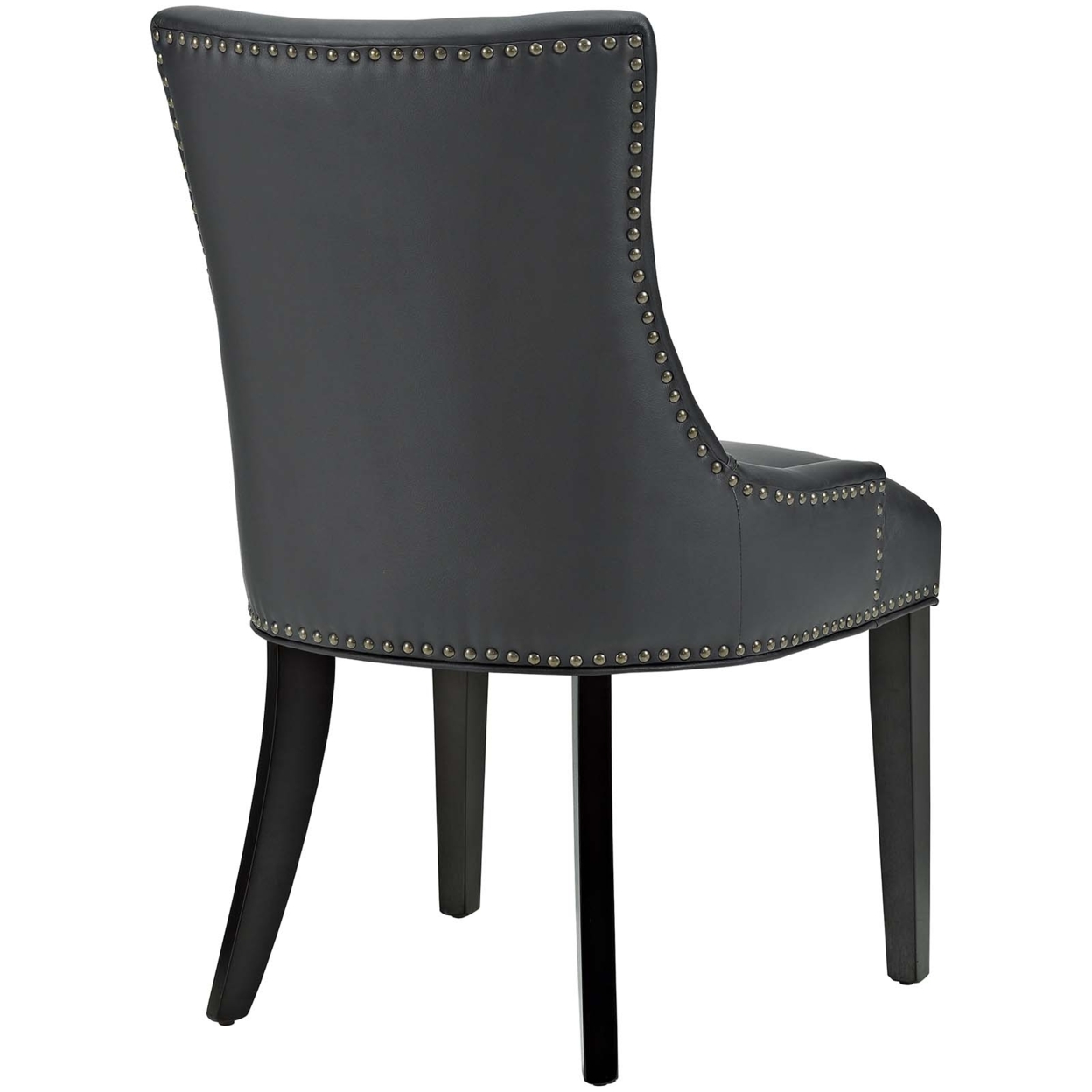 Marquis Faux Leather Dining Chair, Black