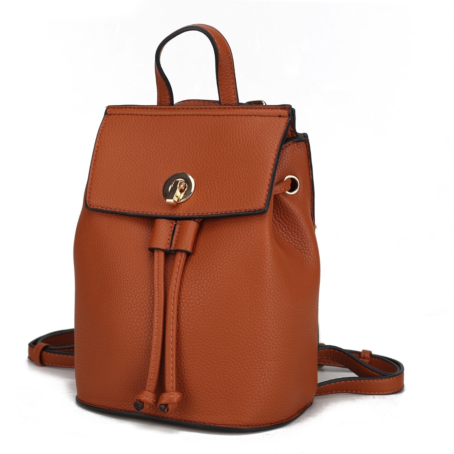 MKF Collection Serafina Backpack For Women's Vegan Leather Medium Daypack By Mia K. - Brown