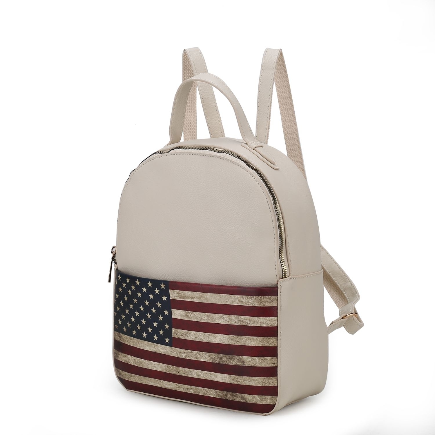 MKF Collection Briella Vegan Leather Women's FLAG Backpack By Mia K - Tan