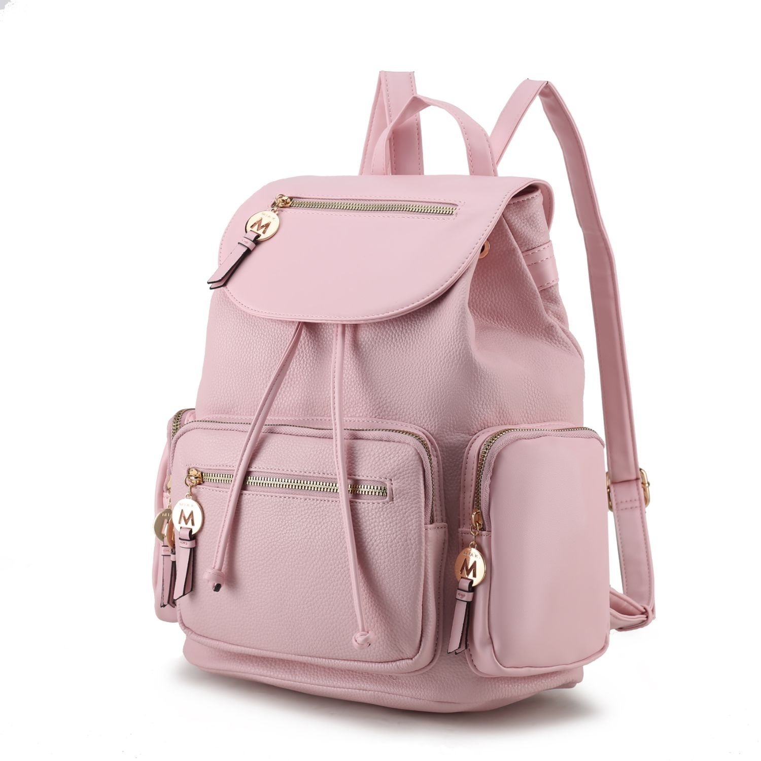 MKF Collection Ivanna Vegan Leather Women's Oversize Backpack By Mia K - Pink