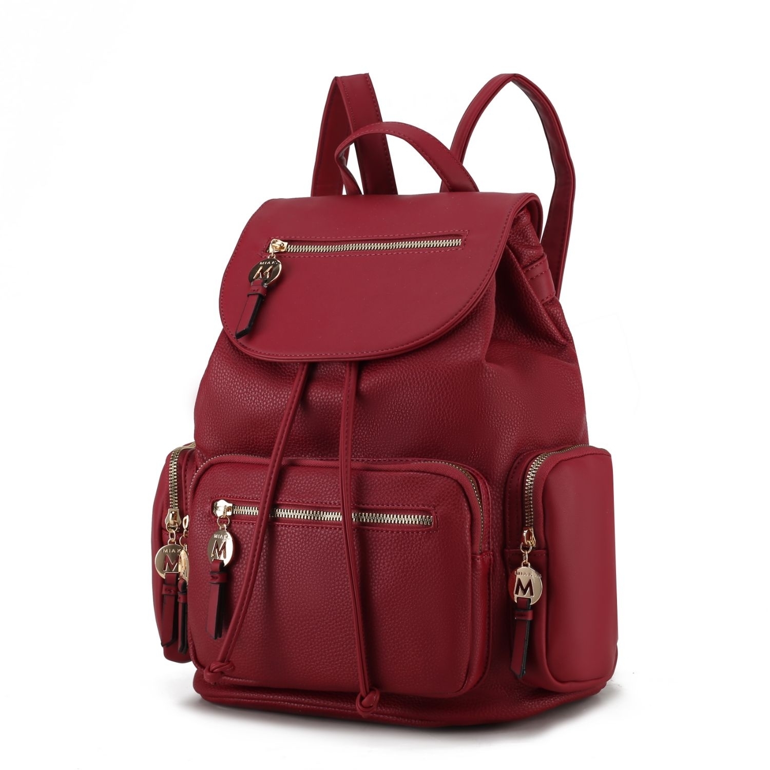 MKF Collection Ivanna Vegan Leather Women's Oversize Backpack By Mia K - Red