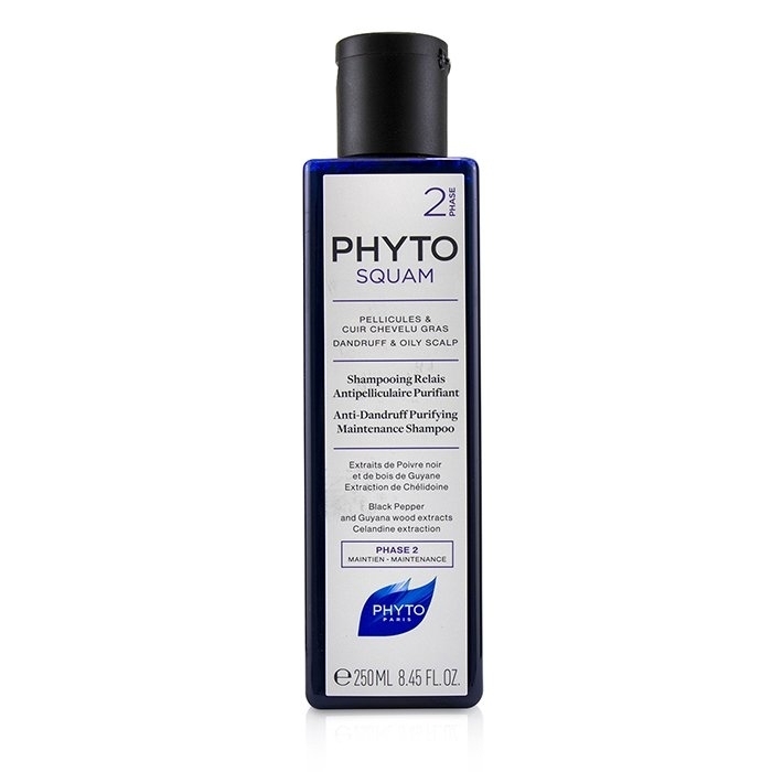 Phyto - PhytoSquam Anti-Dandruff Purifying Maintenance Shampoo (Dandruff & Oily Scalp)(250ml/8.45oz)