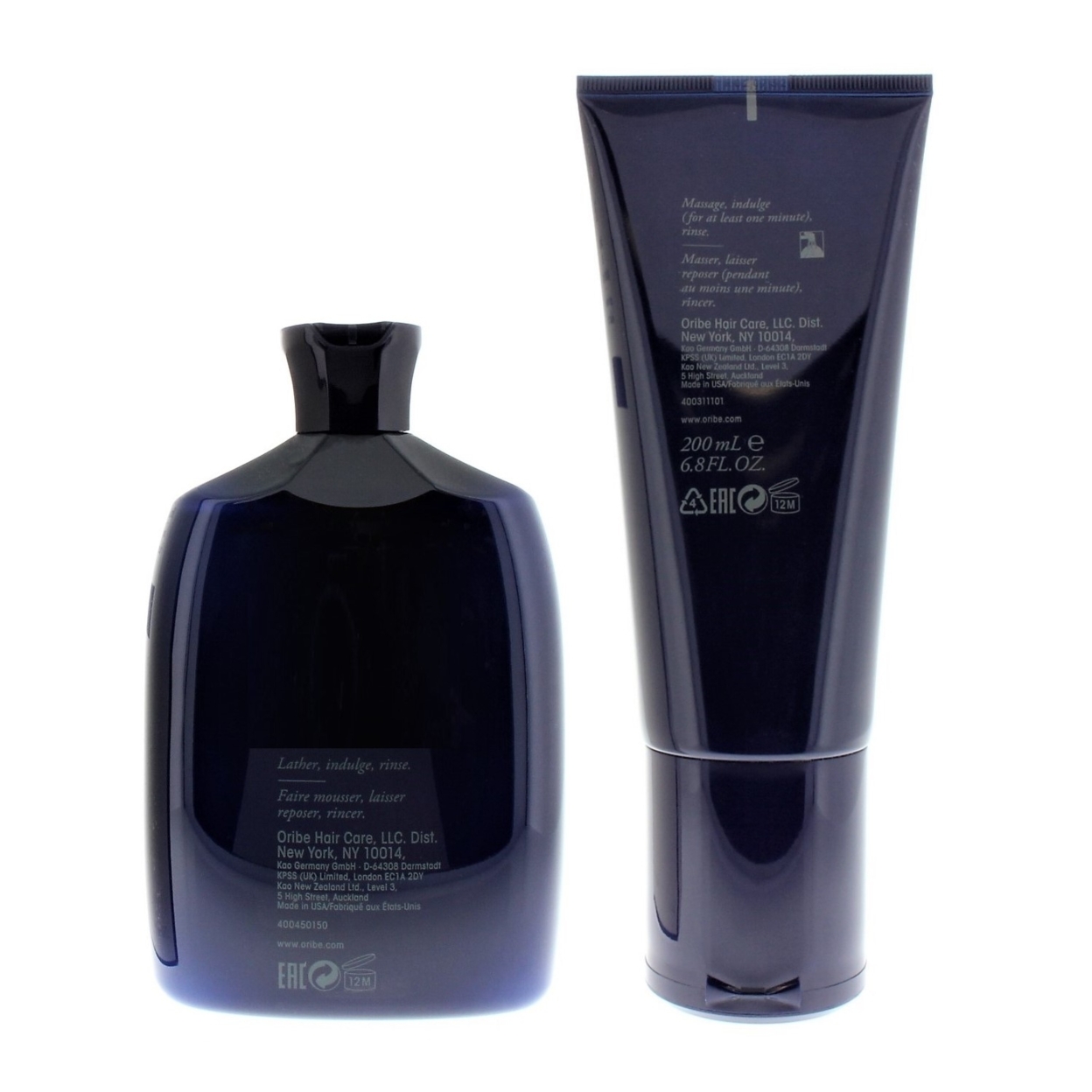 Oribe Shampoo 8.5oz/250ml And Conditioner 6.8oz/200ml For Brilliance & Shine Combo