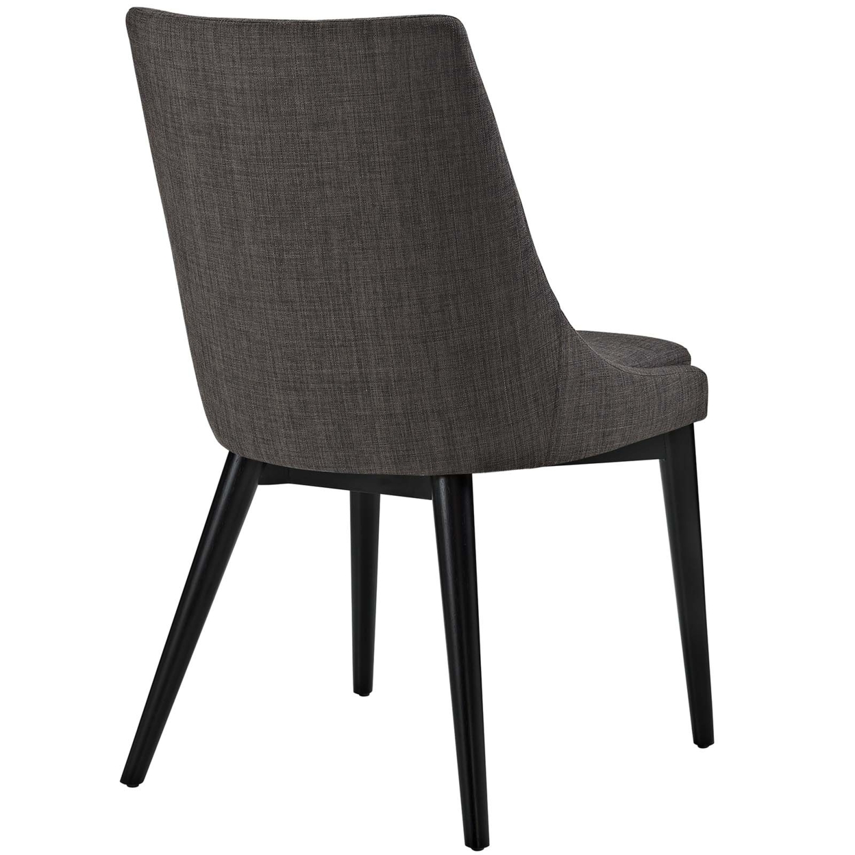 Viscount Fabric Dining Chair, Brown