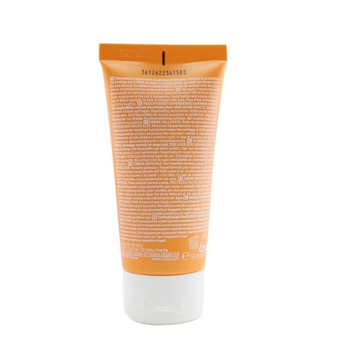 Vichy - Capital Soleil Skin Perfecting Velvety Cream SPF 50 - Water Resistant (Normal To Dry Sensitive Skin)(50ml/1.69oz)