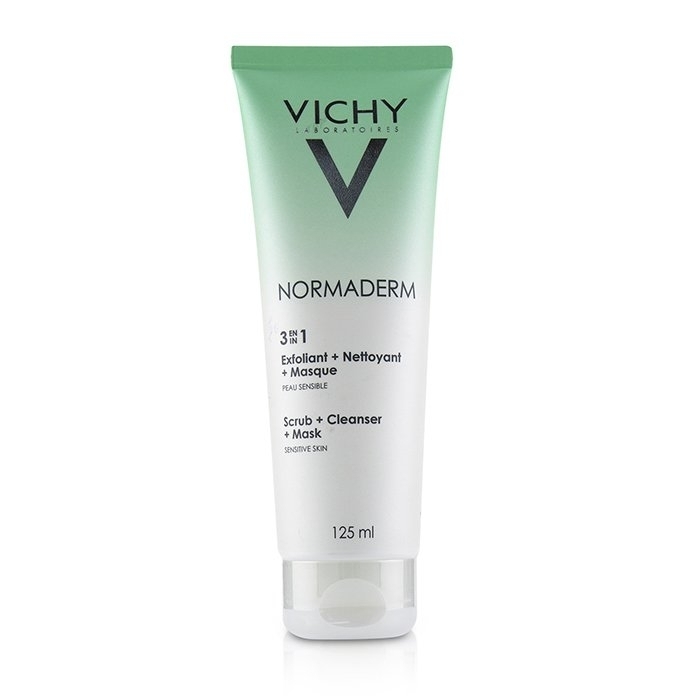 Vichy - Normaderm 3 In 1 Scrub + Cleanser + Mask (For Acne Prone Skin / Sensitive Skin)(125ml/4.23oz)