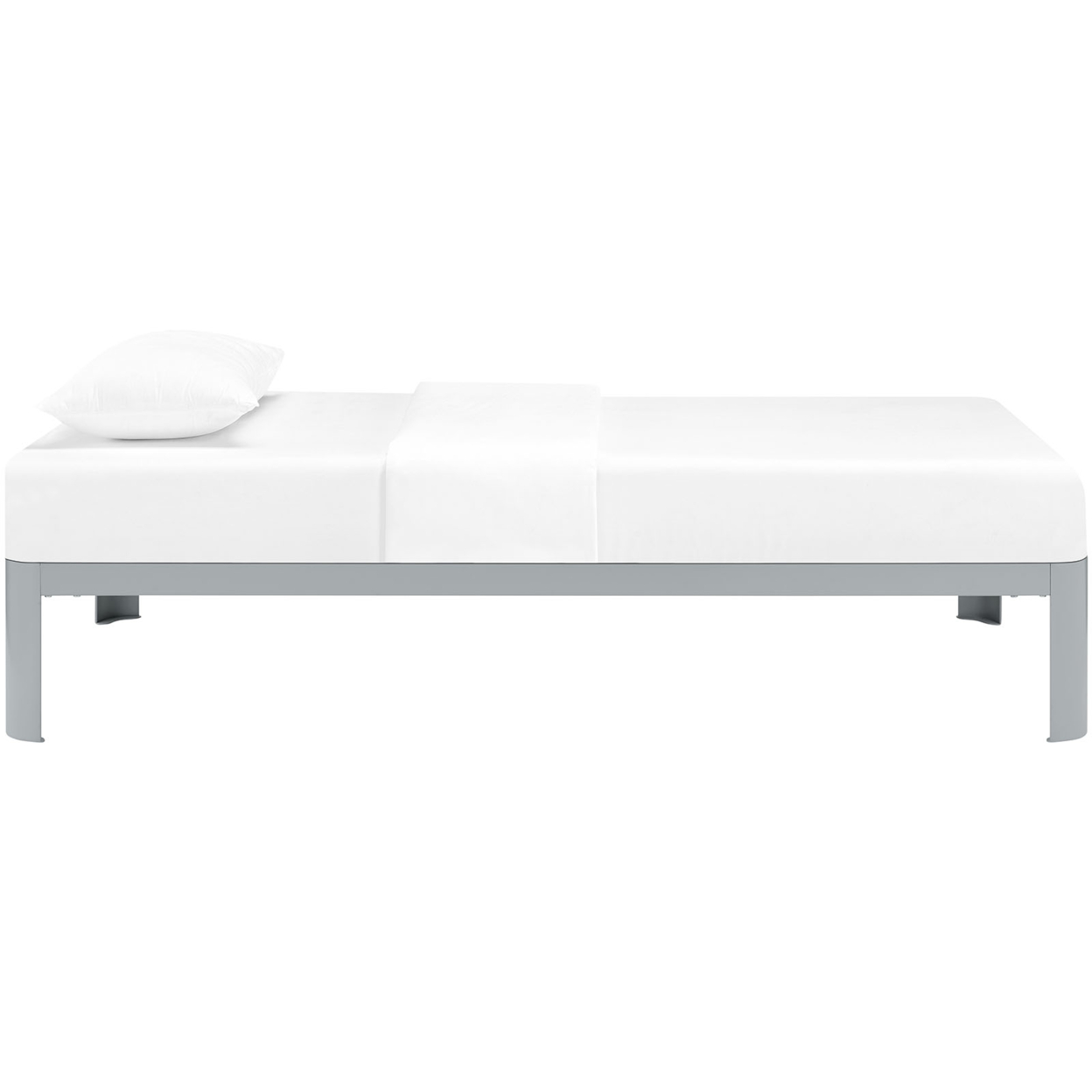 Corinne Twin Bed Frame, Gray