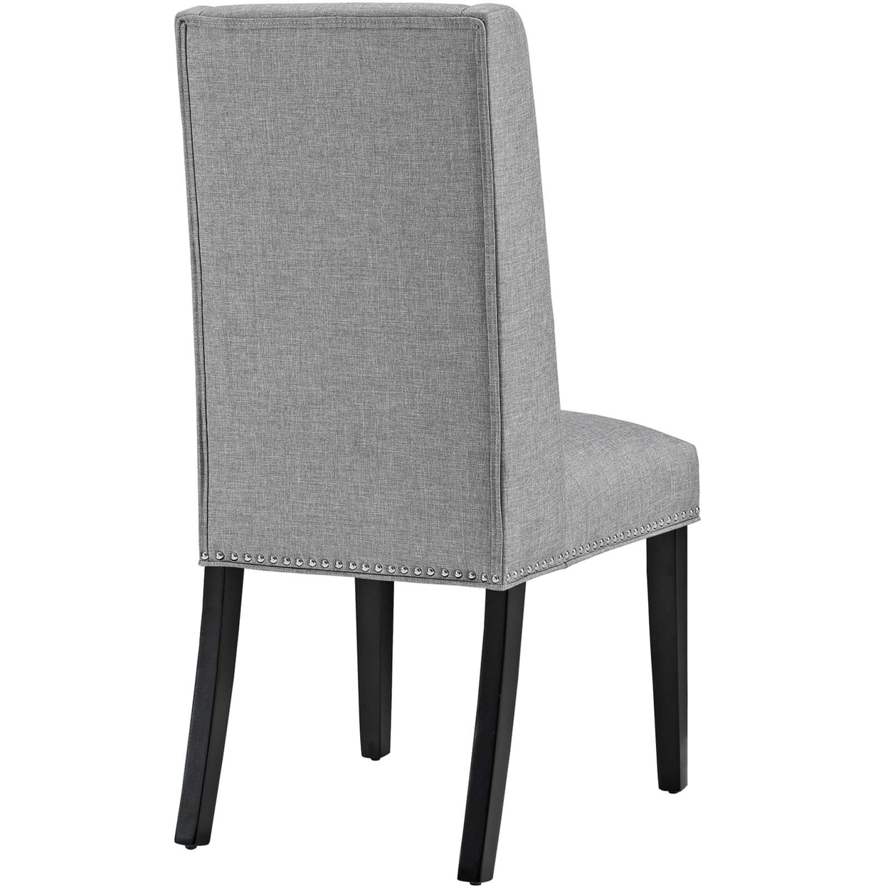 Baron Fabric Dining Chair, Light Gray