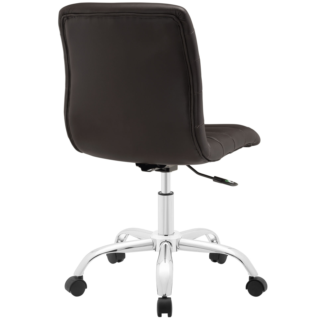 Ripple Armless Mid Back Office Chair, EEI-1532-BRN