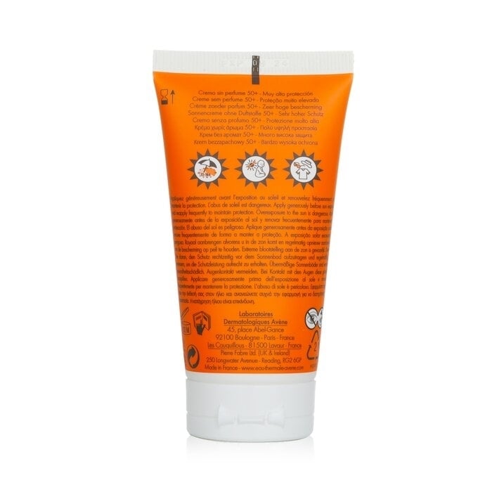 Avene - Very High Protection Fragrance-Free Cream SPF50+ - For Dry Sensitive Skin(50ml/1.7oz)