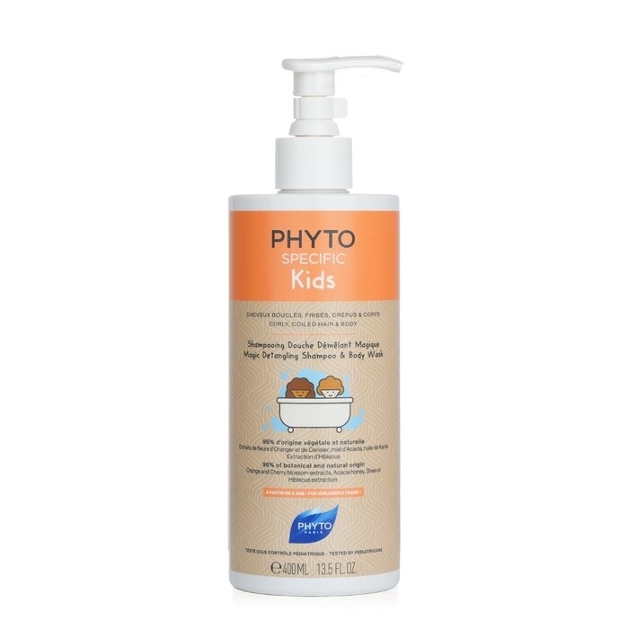 Phyto - Phyto Specific Kids Magic Detangling Shampoo & Body Wash - Curly, Coiled Hair & Body (For Children 3 Years+)(400ml/13.5oz)