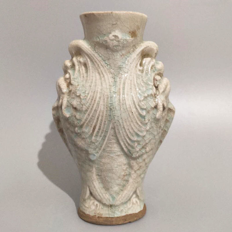 Porcelain Antique Two Dragon Head Chinese Vase Handmade Asian Culture Art GDHP007