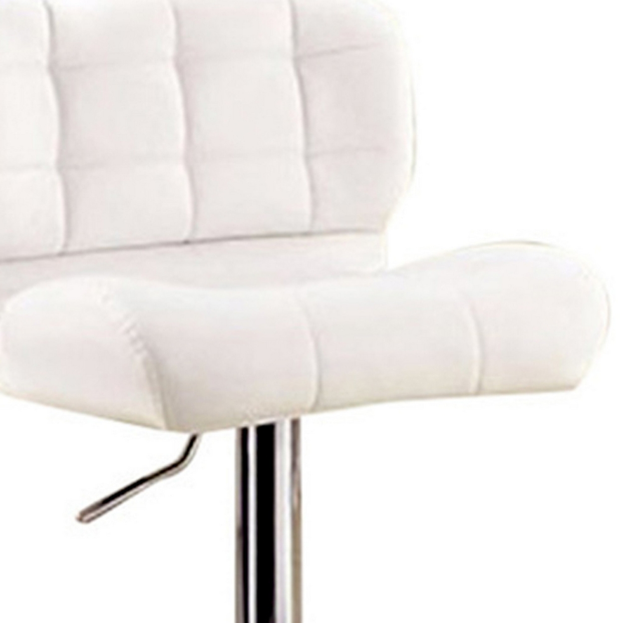 Kori Contemporary Bar Chair, White Finish- Saltoro Sherpi