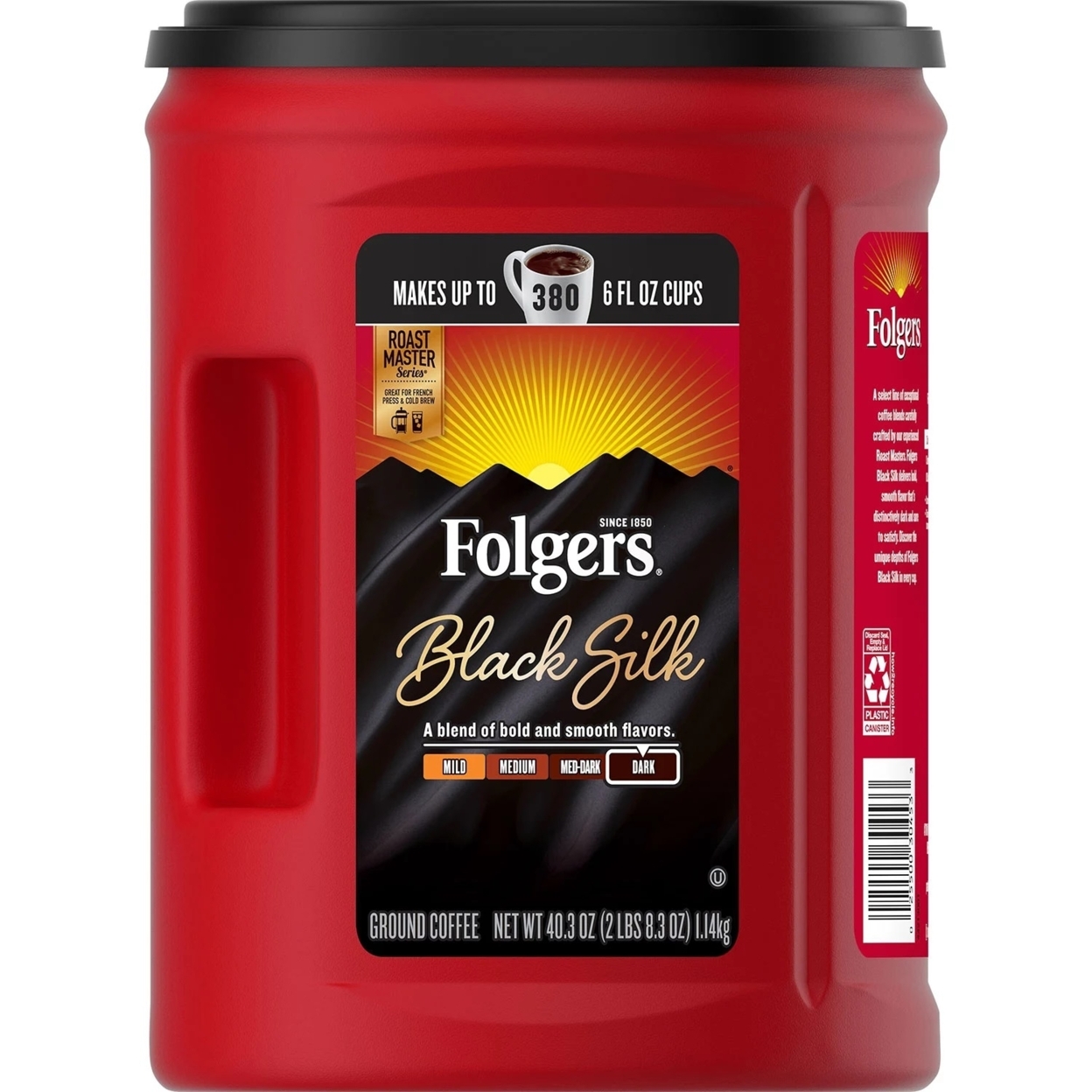 Folgers Black Silk Ground Coffee (40.3 Ounce)