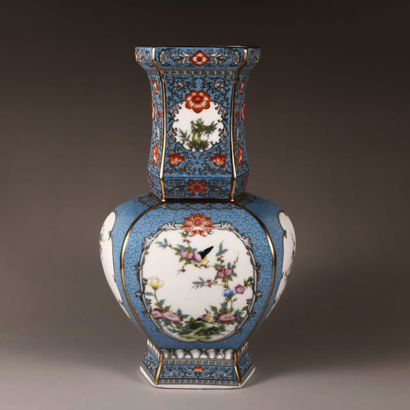 Porcelain Antique Unique Chinese Vase Handmade Asian Culture Art GDHP024