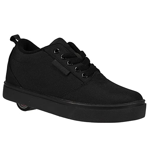 Heelys Unisex Kids' Voyager Tennis Shoe BLACK-T - BLACK, 1