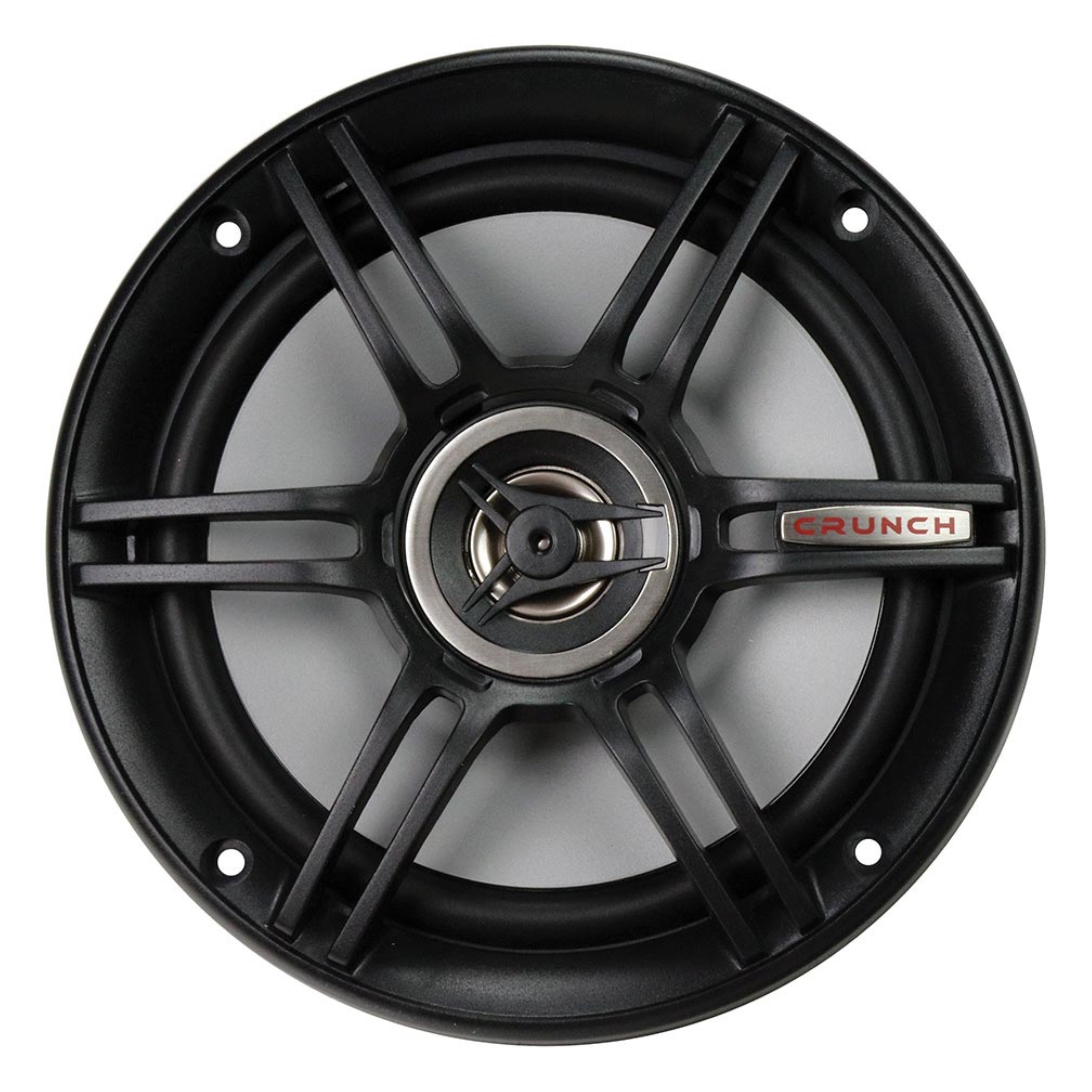 Crunch CS65CXS Full Range 3-Way Shallow Mount Car Speaker, 6.5 , Black