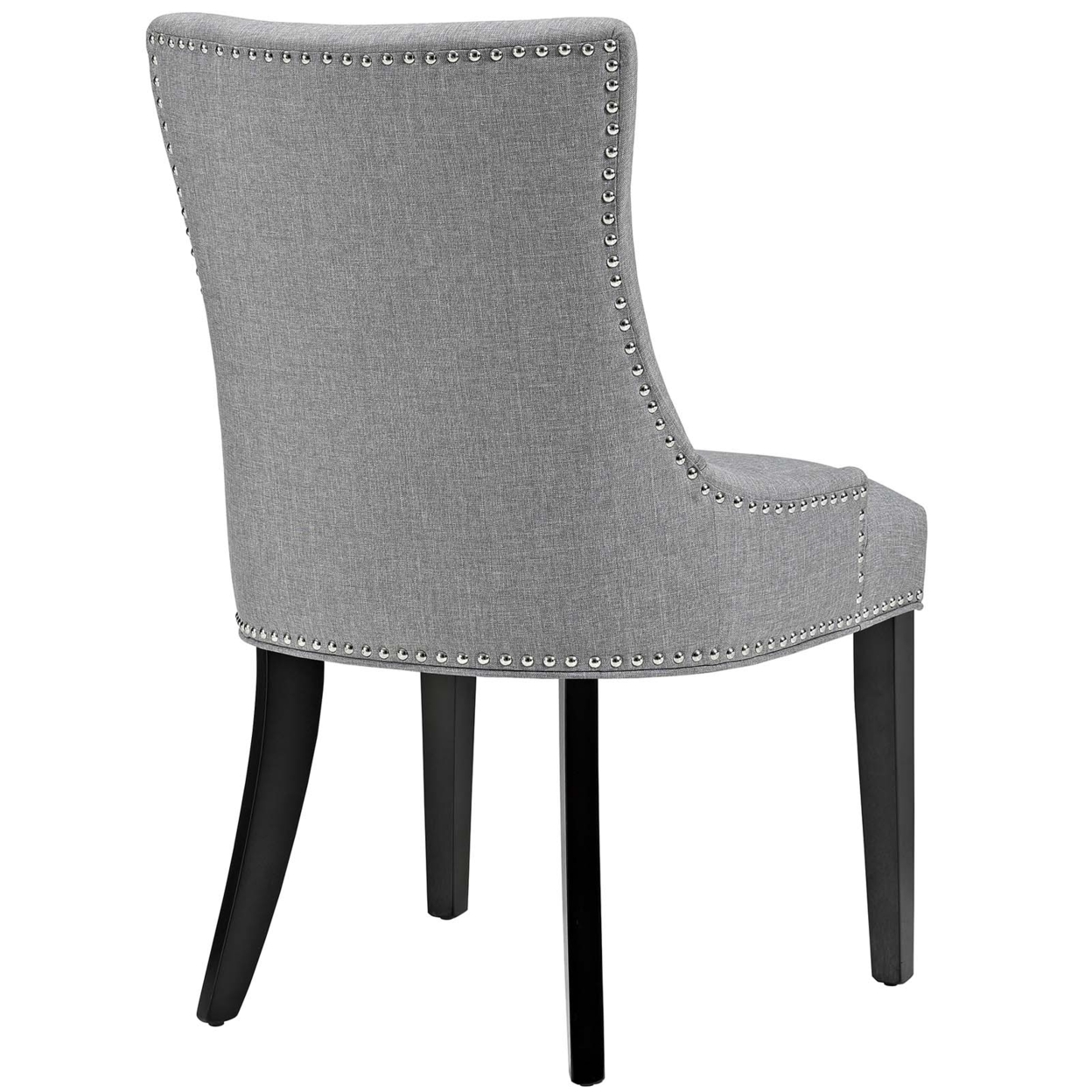 Marquis Fabric Dining Chair, Light Gray