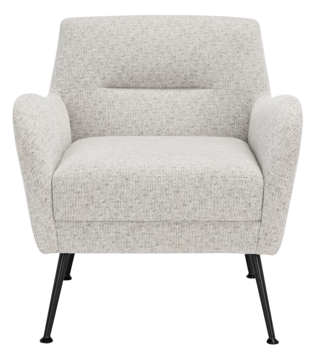 SAFAVIEH Tilbrook Arm Chair Light Grey / Black