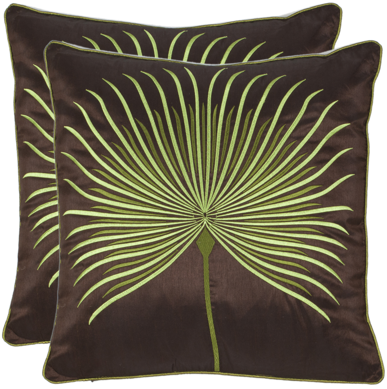 SAFAVIEH Leste Verte Pillow Set Of 2 Green