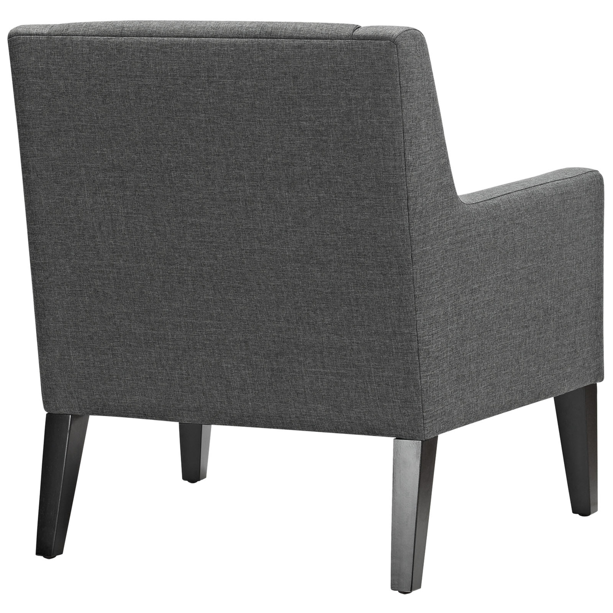 Earnest Upholstered Fabric Armchair, Gray
