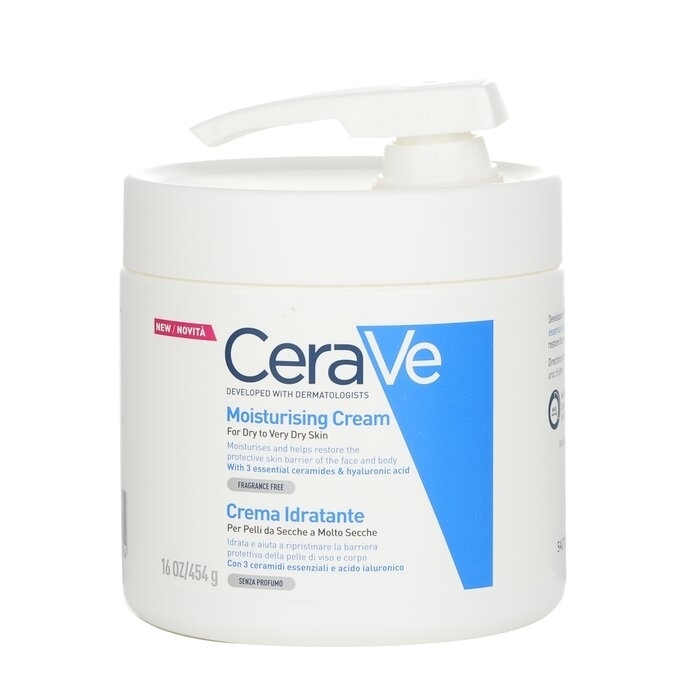 CeraVe - Moisturising Cream For Dry To Very Dry Skin (With Pump)(454g/16oz)