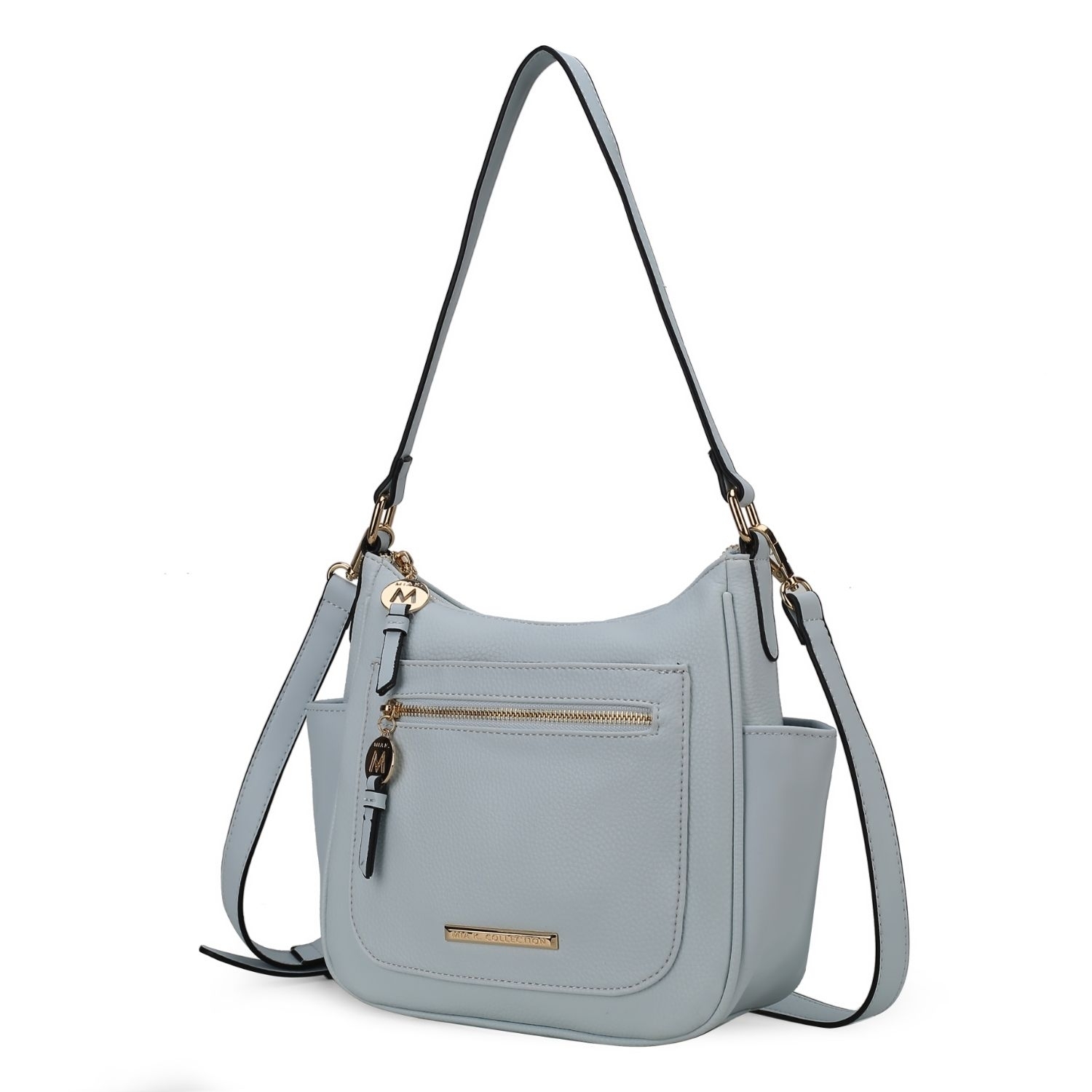 MKF Collection Wally Crossbody Handbag By Mia K. - Blue